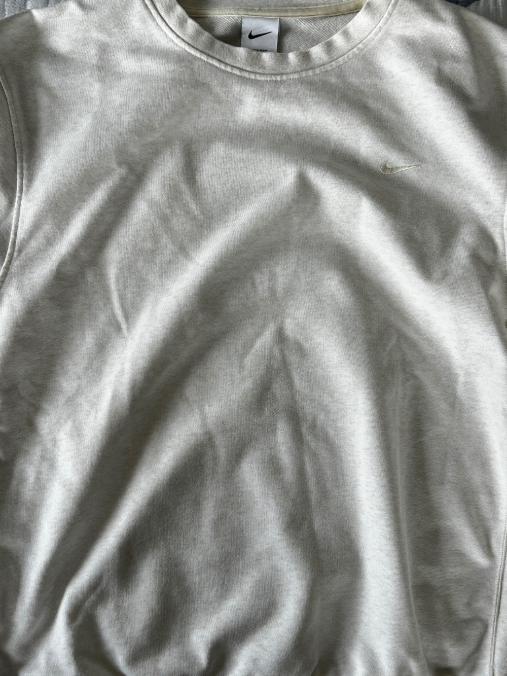 Men's Dri-FIT Crewneck Top - Oatmeal / Cream - Large Tall